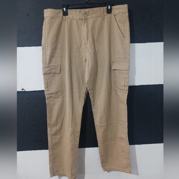 Other - NEW Manfinity Men Khaki Nude Cargo Pants